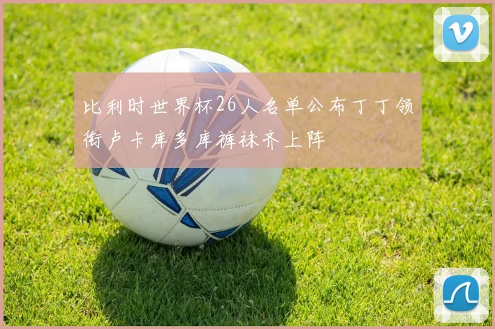 比利时世界杯26人名单公布丁丁领衔卢卡库多库裤袜齐上阵